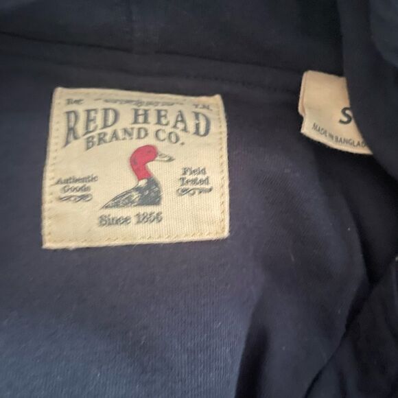 Red Head Brand Size S Quilted Flannel Lined Hooded Flannel Jacket Pockets - Picture 4 of 6